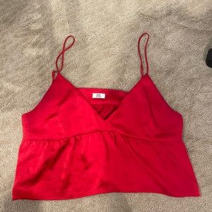 Aritzia little moon red top